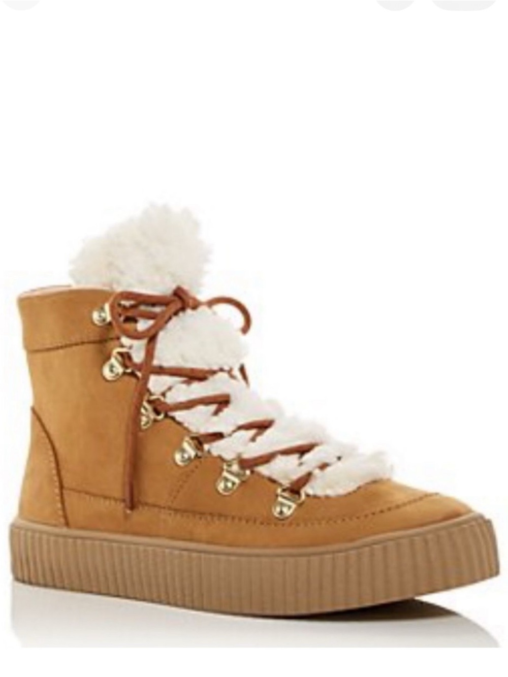 Aqua Shearling Bootie  